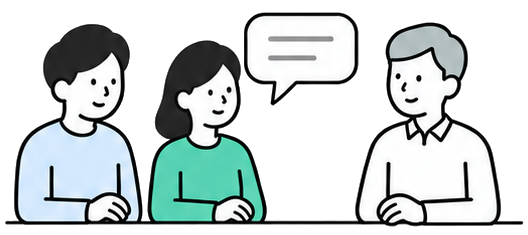 貴社が顧客窓口となり、Markshipが同じチームとして技術説明を支える