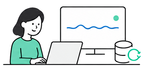 Markshipの担当者が稼働状況とバックアップを確認する